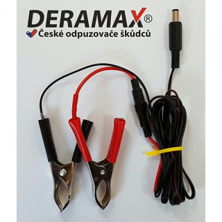 Kablík pro připojení zdrojových odpuzovačů Deramax k 12V akumulátoru