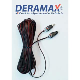 Prodlužovací napájecí kablík 10metrů pro zdrojové odpuzovače Deramax